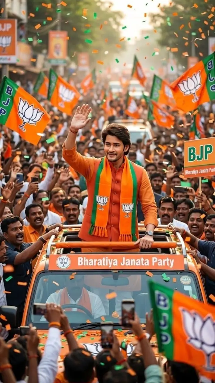 BJP Roadshow Prompt – Cinematic Political AI Image