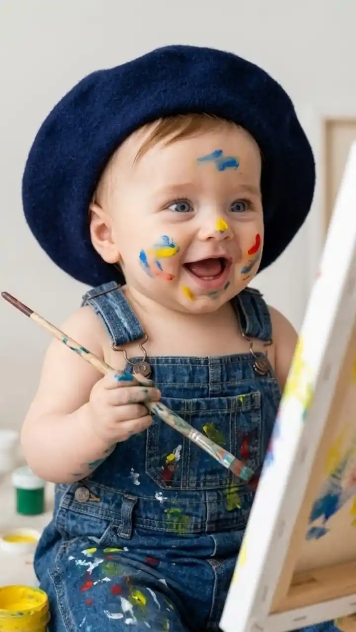 Baby Painter AI Image Prompt