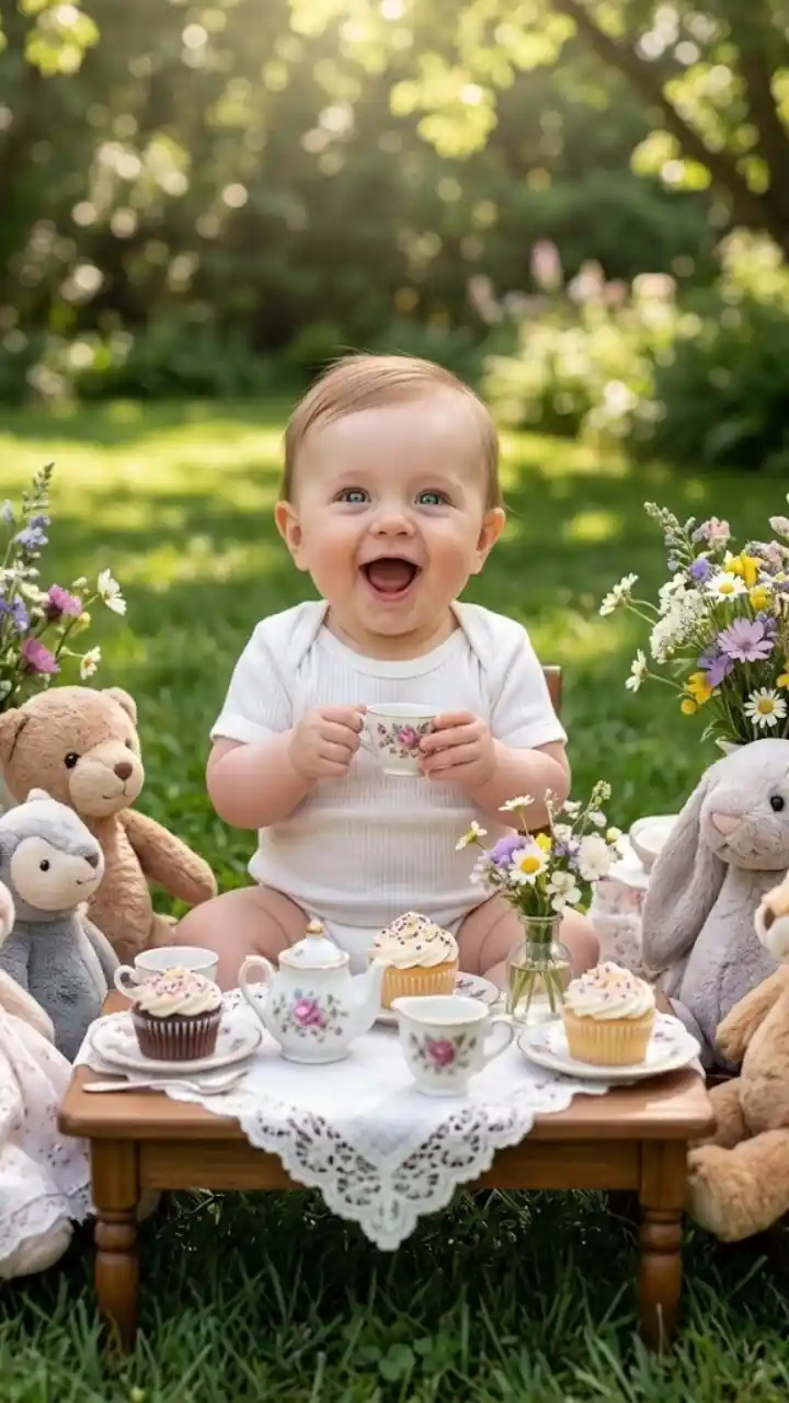 Baby Tea Party AI Image Prompt