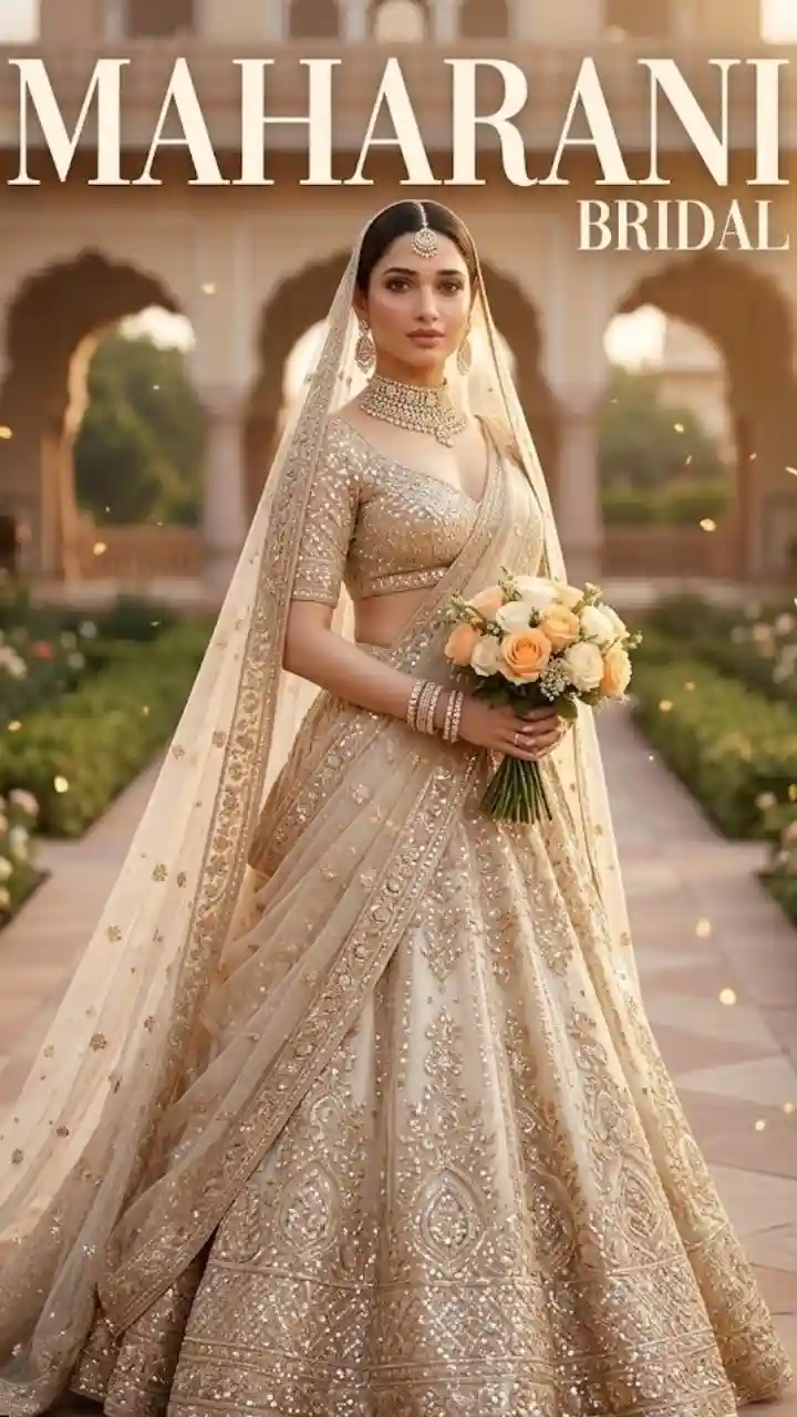 Maharani Bridal AI Prompt for Luxury Wedding Portraits