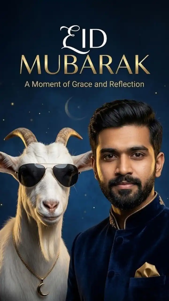 Eid Mubarak AI Poster Prompt for Cinematic Posters