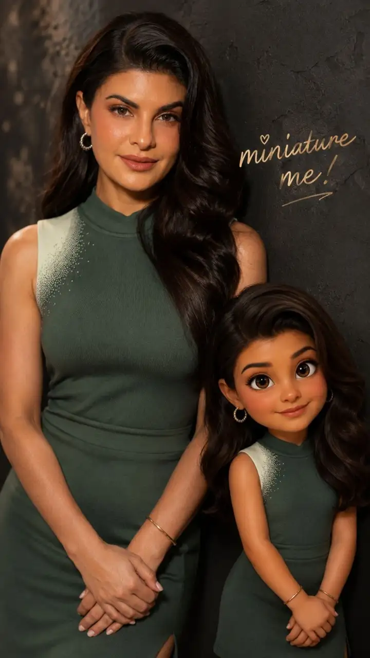 Miniature Me AI Photo Prompt for Viral Cinematic Edits
